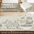 thumbnail image 5 of CAROMIO 8' x 10' Area Rug for Dining Room Border Vintage Floral Bedroom Indoor Carpet, Beige, 5 of 7
