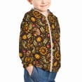 thumbnail image 2 of Kids Zip Up Hoodie for Boys Girls Toddler - Chrysanthemum turkey Lightweight Long Sleeve 18M Boys Girl Clothes, Sun Protection Windproof Jackets Hoodie Sweatshirt, 2 of 7