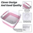 thumbnail image 3 of Collapsible Dish Basin with Drain Plug, 9L(2.4Gal) Capacity, Space Saving Portable Sink for Baby bottle, Kitchen, Camping& RV, Gray, 3 of 7