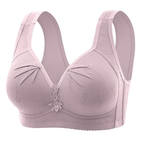 XJDJHC Womens Bras Ladies Plus Size Thin Bra Without Underwire Push Up Comfortable Breathable Tank Top Bra Classic
