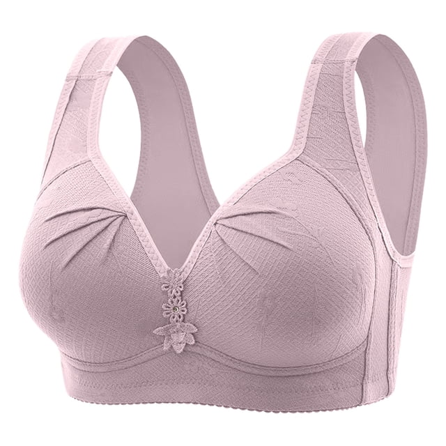 Women's Plus Size Thin Underwire Bra - Push Up Breathable Tank Top Design, US Sizes 36-44, Full Coverage for All-Day Comfort