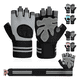 thumbnail image 1 of Guantes Para Gym Pesas Deportivos Muñequeras Mujer Y Hombre Xtellar gris, 1 of 3