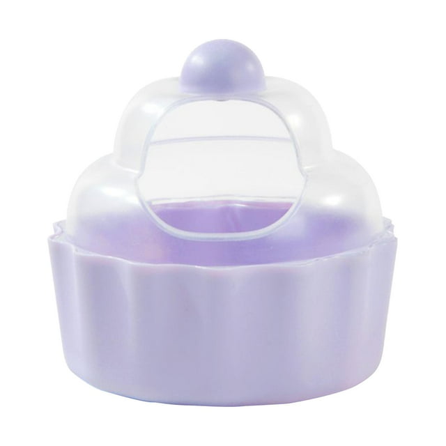 Caja de baño de arena para hámster, caja de arena transparente, baño de arena, cuarto de ducha y contenedor de excavación para ratones, jerbos u otras Azul