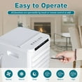 thumbnail image 5 of CAYNEL Evaporative Air Cooler, Portable Air Conditioners w/7H Timer for Auto-Off,1.85-Gal Tank Windowless Air Conditioner,Swamp Cooler Air Conditioner for Room Bedroom Outdoor Indoor, 5 of 5