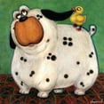 thumbnail image 2 of Kourosh 12x12 White Modern Wood Framed Museum Art Print Titled - Theres a Duck in My Ear, 2 of 4