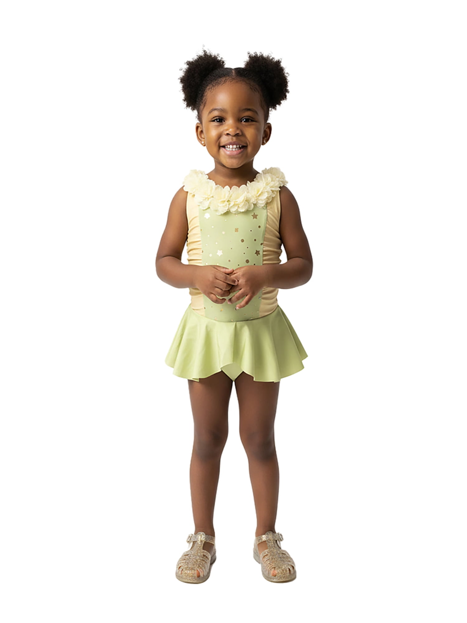 Character Toddler Girl Princess Cosplay Swimsuit, Sizes 12M-5T