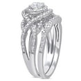 thumbnail image 3 of Everly Women's Diamond 14k White Gold Bridal Set, 3 of 7