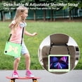 thumbnail image 6 of JTCASES for iPad Pro 11 2022/2021/2020/2018, iPad Air 5th/4th Generation Case, Crossbody Lanyard Pencil Holder Butterfly Wings Kickstand PC Silicone Kids-friendly Sockproof Back Shell, Beige/Green, 6 of 9