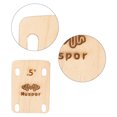 thumbnail image 2 of Espaciadores De Cuello De Guitarra Junta de placa de cuello para reparación de guitarra, 3 uds., cuñas de guitarra de madera impermeables, piezas de guitarra Ehuebsd Para Estrenar, 2 of 3