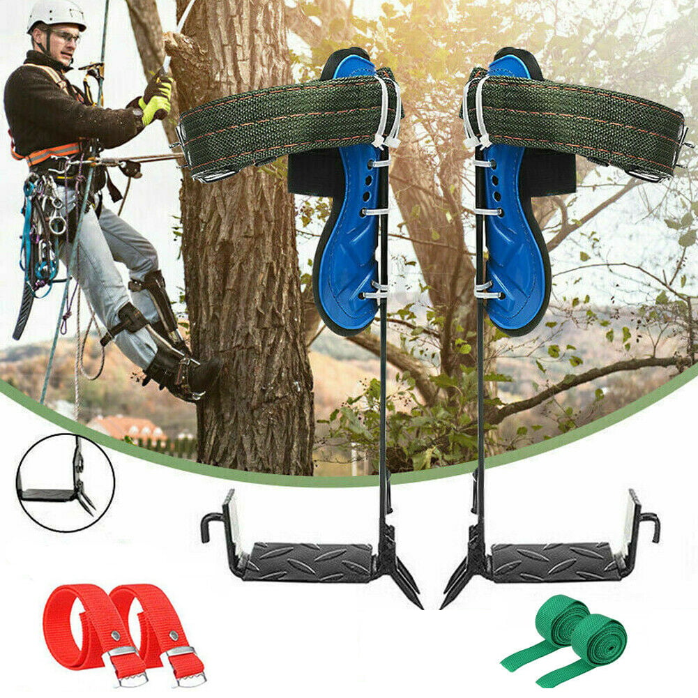 Tree Climbing Tool Pole Climbing Spikes Adjustable Climbing Tree Shoes Non-Slip 