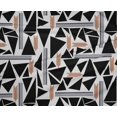 thumbnail image 4 of oneOone Polyester Lycra Fabric Leaves & Geometric Printed Fabric 1 Yard 56 Inch Wide, 4 of 4