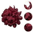 thumbnail image 6 of Mornei Flower Brooch Handmade for Women Ladies Elegant Flower Hair Clip Lapel Pin dark red, 6 of 9