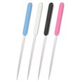 thumbnail image 1 of Uxcell Letter Opener, 4 Pcs Stainless Steel Lightweight Handle Envelope Opener Mail Opener Letter Slitter for Office Home Box Open, 4 Colors, 1 of 6