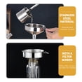 thumbnail image 4 of RUNROTOO 1 Ensemble d'Entonnoirs Pratiques pour Cuisine Outil de Filtration des Résidus, 4 of 8