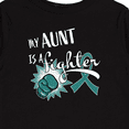 thumbnail image 4 of Inktastic Ovarian Cancer Awareness My Aunt is a Fighter Boys or Girls Long Sleeve Toddler T-Shirt, 4 of 5