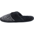 thumbnail image 2 of Static Footwear Girls Bling Fluffy Slip On Warm House Slippers, 2 of 7