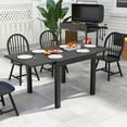 thumbnail image 3 of Patiojoy Patio Expandable Dining Table  31.5"-63" Adjustable Rectangular All Weather Aluminum Outdoor Dining Table for 4-6 Person, 3 of 9