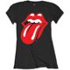 thumbnail image 1 of The Rolling Stones - Camiseta Classic Lengua para Mujer (Negro), 1 of 2