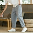 thumbnail image 2 of Mens Fashion Loose Casual Nine Point Trousers, 2 of 6