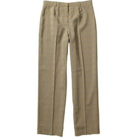 White Stag - Women's Petite Slim and Sleek Plaid Trousers