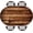 Wooden Texture-2, variant on Oval Fitted Tablecloth Wooden Texture Background Elastic Edged Waterproof Wipeable Table Top Protector for Indoor Outdoor Patio Use, Fits 48"x68" Oval Tables, Style160