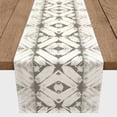 thumbnail image 3 of Creative Products Diamond Shibori Khaki 16x90 Poly Twill Table Runner, 3 of 3