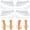 Clear-2 Pairs, variant on Skyfoot 3 Layers Adjustable Heel Wedge Inserts for Supination Pronation Correction, Adhesive Medial Lateral Heel Insoles for Bow Legs, Knee Pain