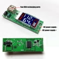thumbnail image 2 of Medidor de voltaje Irfora Medidor de energía de voltaje de pantalla LCD grande Monitor de cantidad eléctrica con interfaz USB para probar batería de litio de 12,6 V 3S Irfora Medidor de voltaje, 2 of 6