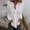 White, variant on Blmnix White Tops for Women Long Sleeve Summer Simple Solid Casual Eyelet Blouse Tops for Teen Fall