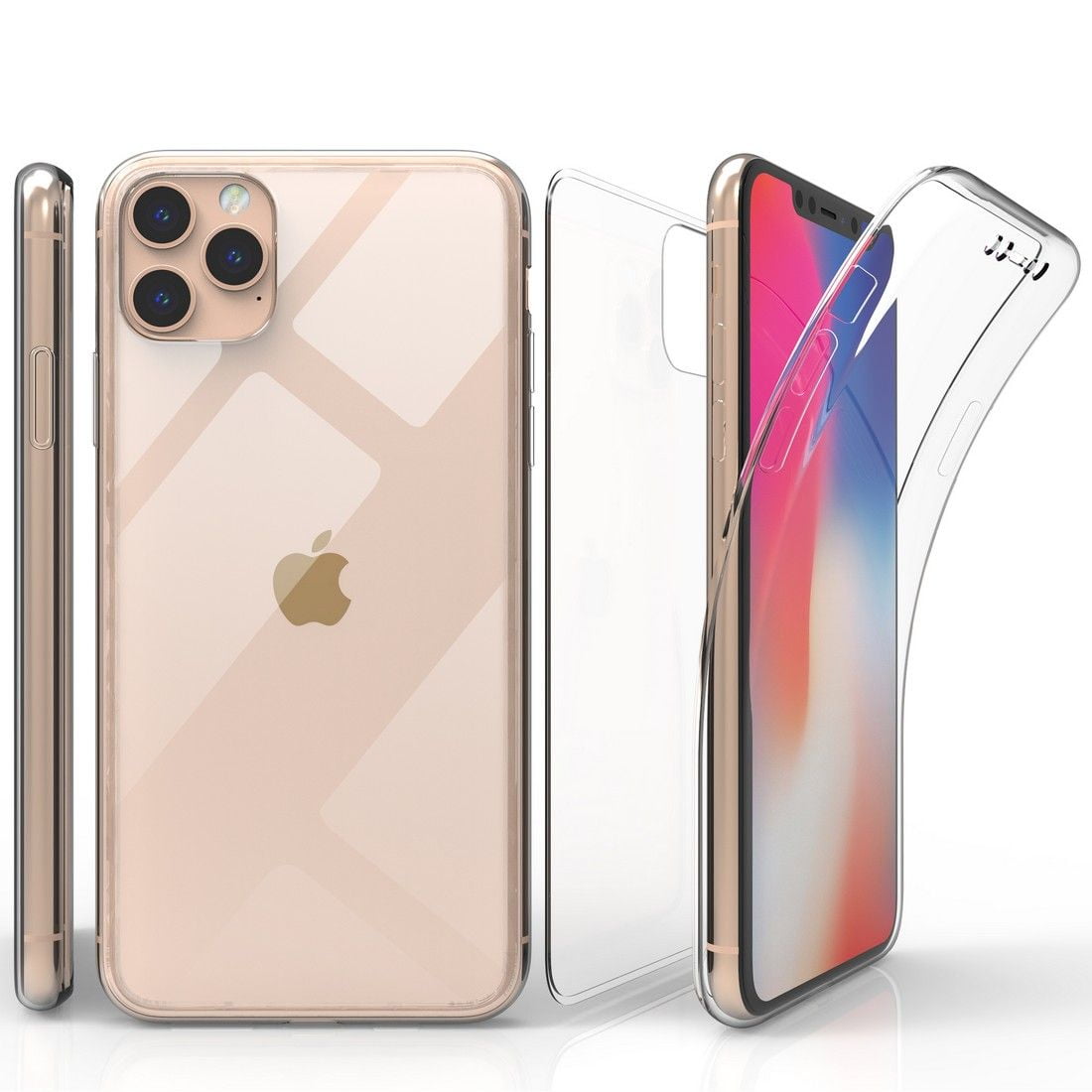 Apple Iphone 11 Pro Max Rear Back Coverage Tempered Glass Protector Clear Walmart Com Apple Iphone 11 Pro Max Rear Back Coverage Tempered Glass Protector Clear Walmart Com