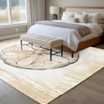thumbnail image 4 of 5'x8' Area Rugs, Sand Dollar Coastal Indoor Outdoor Area Rug for Living Room Bedroom, Summer Beach Beige Ocean Washable Bathroom Rugs Kitchen Floor Carpet Mats Home Decor Aesthetic, 4 of 8