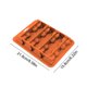 thumbnail image 3 of Molde de cubitos de hielo de silicona con 6 compartimentos con forma de gatito para whisky, bebidas de frutas y otras bebidas, reutilizable, de grado alimenticio, fácil desmolde, gran capacidad., 3 of 6