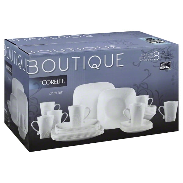 Corelle Boutique 42 Pieces Cherish Dinnerware Set, 1 set