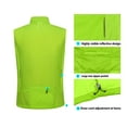 thumbnail image 4 of Little Donkey Andy Men's Cycling Vest Reflective Bike Vest, Ultra Lightweight Breathable Windproof Vest for Golf Running Size XL, 4 of 5