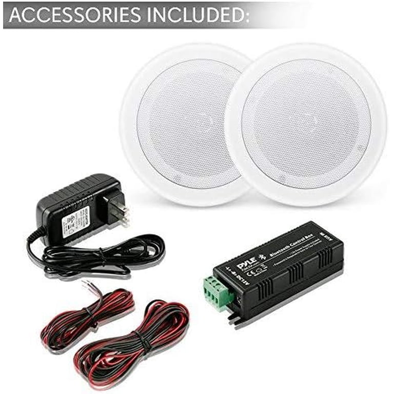 Pyle 8-In. Bluetooth In-Ceiling Speaker Pair photo 4