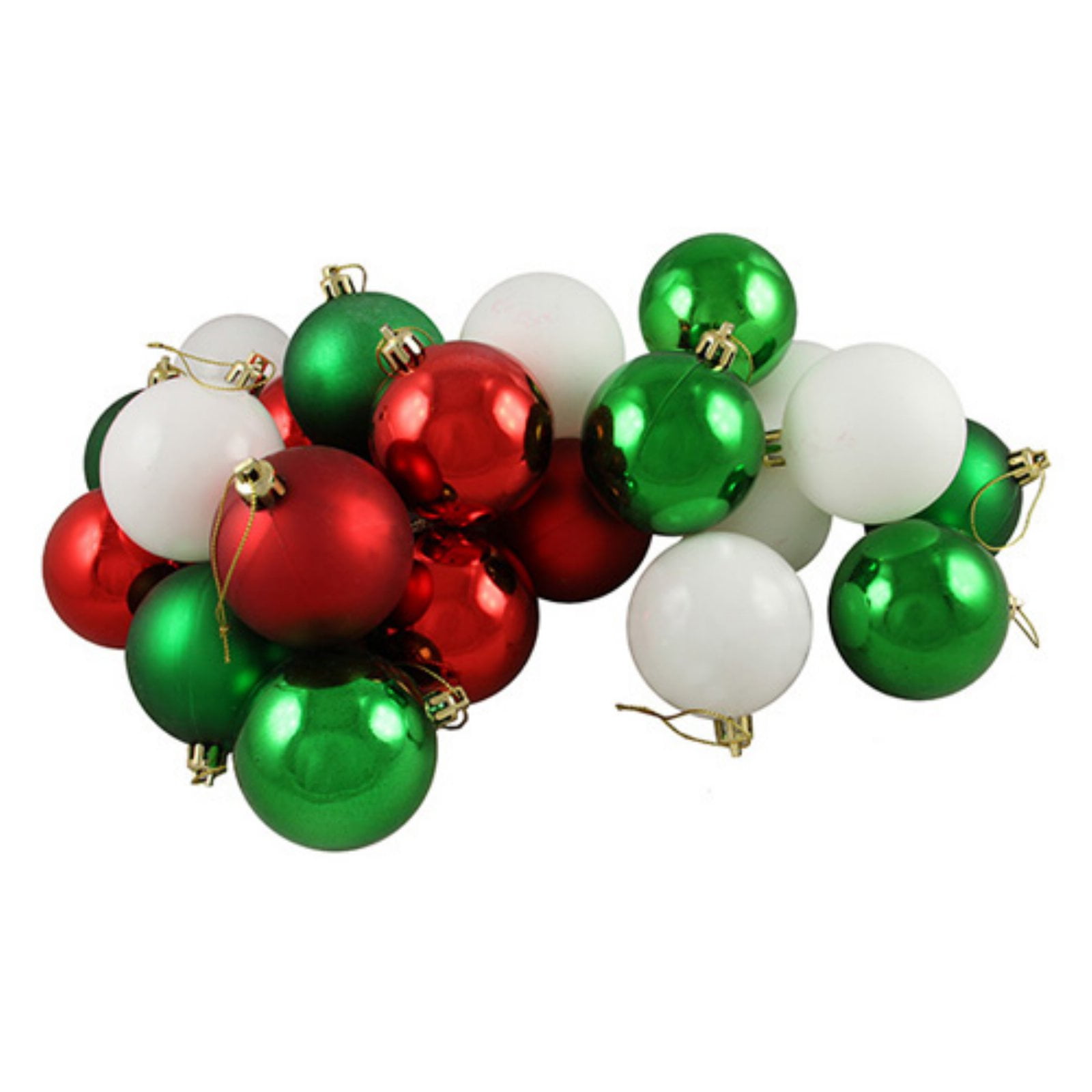Northlight Matte and Shiny Multicolored Shatterproof Christmas Ball