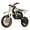 Black/White, variant on SYX MOTO Dirt-X 60cc 4-Stroke Kids Dirt Bike, Gas Powered Mini Pit Bike Off Road, Pull Start, Up to 22 mph, Red