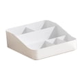 thumbnail image 3 of Makeup Jewelry Organizer, Large Capacity, Jewelry Lipstick Organizer, Perfume Makeup Organizer, Bathroom Organizer Container for Countertop Desk , White Without Lids, 3 of 8