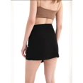 thumbnail image 4 of Linen High Waist Mini Skirt with a Button detail, 4 of 5