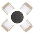 thumbnail image 5 of Safavieh  Outdoor Living Laina 5-Piece Bistro Set Beige/White Cushion, 5 of 9