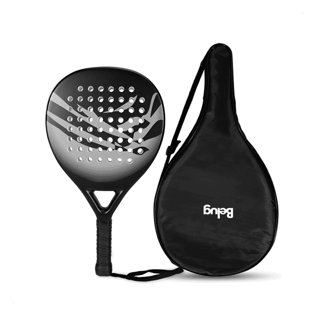 Fibra De Carbono Pala Para Pádel Y Beach Tennis Profesional Belug Negro