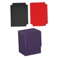 thumbnail image 4 of Estuche para baraja de cartas que se adapta a más de 100 cartas con fundas Forro de microfibra suave, elegante e impermeable Púrpura, 4 of 8