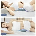 thumbnail image 3 of Almohada de apoyo lumbar para dormir, almohada de espalda de malla de aire 3D para cama, almohada lumbar de altura ajustable para aliviar el dolor de espalda baja, 3 of 5