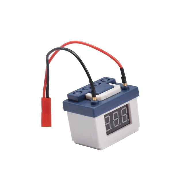 Control de alarma de bajo voltaje RC Piezas de coche Fácil instalación Batería de coche RC portátil Blanco