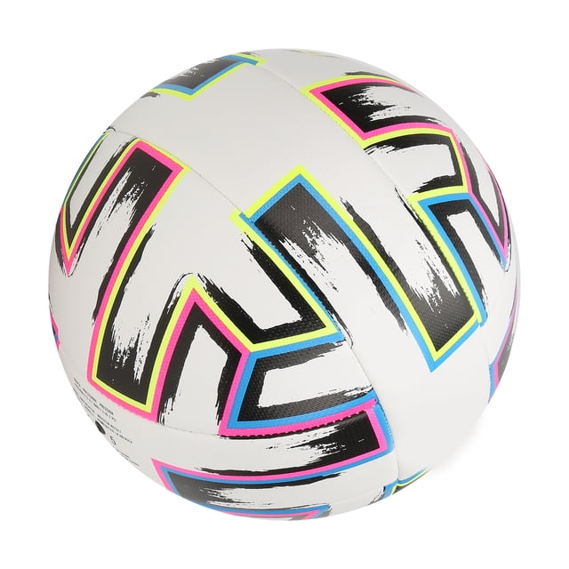 Balón de fútbol de cuero de PU, balón de fútbol de tamaño estándar 5, balón de fútbol deportivo de PU, instalación sin esfuerzo Jadeshay A