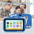 thumbnail image 4 of Kids Tablet 7 inch Android Tablets  4GB RAM+ 32GB ROM (Micro SD 1024GB Expandable)Toddler Tablet with Case, Parental Control, Dual Camera, IWAWA App Pre-Installed 2.4G/5G WiFi 6, Blue, 4 of 7