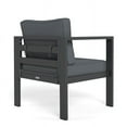 thumbnail image 4 of Tortuga Outdoor Lakeview Aluminum Club Chair - Gray, 4 of 8