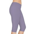 thumbnail image 3 of Purple Color Capri Leggings, Purple Capri Leggings 2, 3 of 6