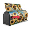 thumbnail image 4 of PHELIKA Goldfinch And Sunflowers Summer 04 Magnetic Mailbox Covers Standard Size 21"H x 18"W, 4 of 8