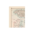 thumbnail image 4 of Historic Map - Caribbean Islands - Bartholomew 1892 - Vintage Wall Art, 4 of 4